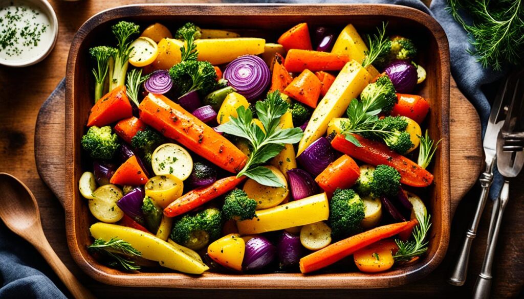 Roasted vegetables