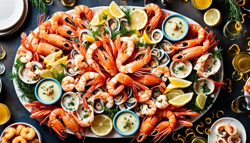 Seafood appetizers