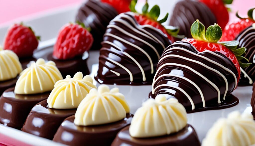 chocolate-dipped treats