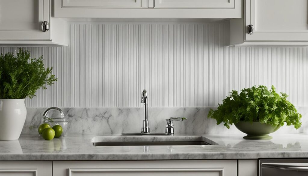 Beadboard Backsplash