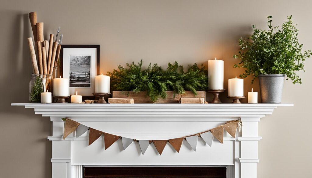 DIY mantel