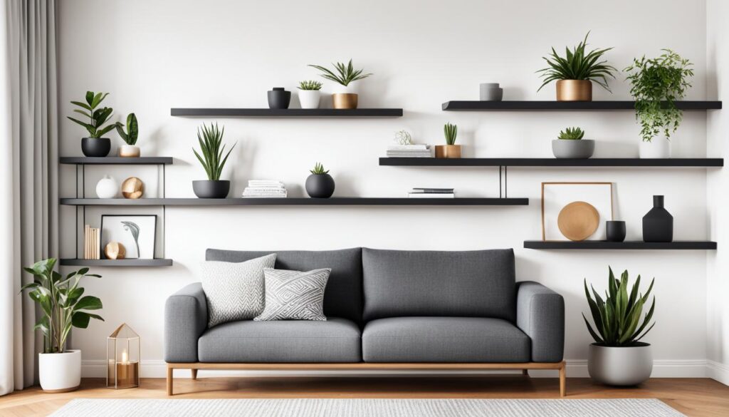 floating shelves