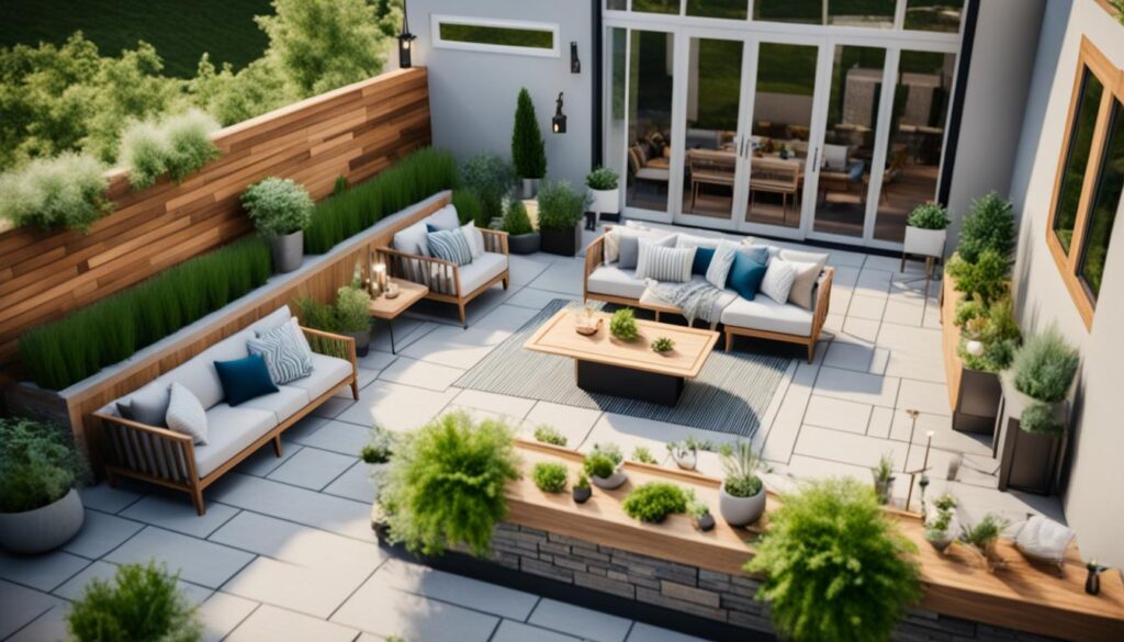 raised patio designs